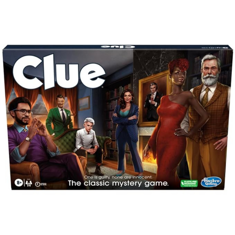 Hasbro Clue Mystery Board Game | 2-6 Players, Family & Kids