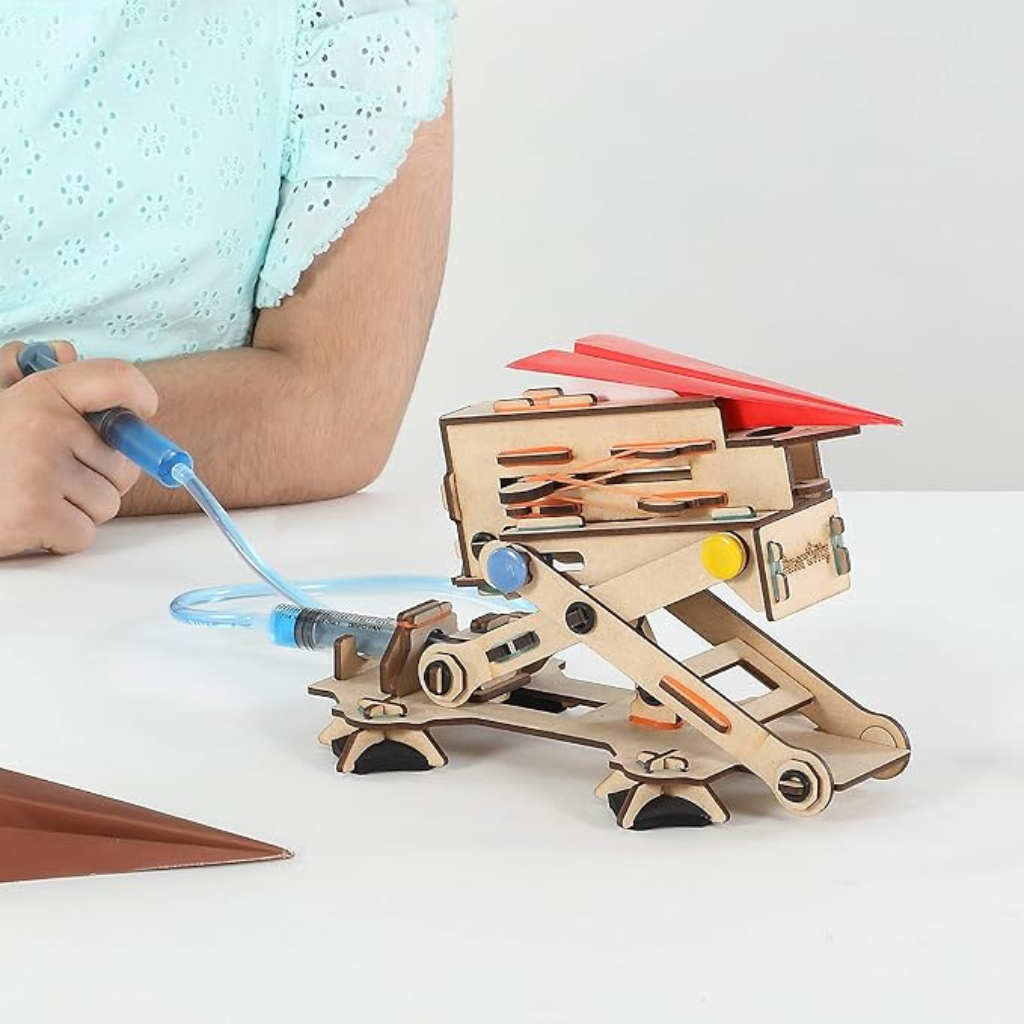 Smartivity 2-in-1 Hydraulic Aeroplane & Dart Launcher DIY Toy for Kids (6-14 Years)