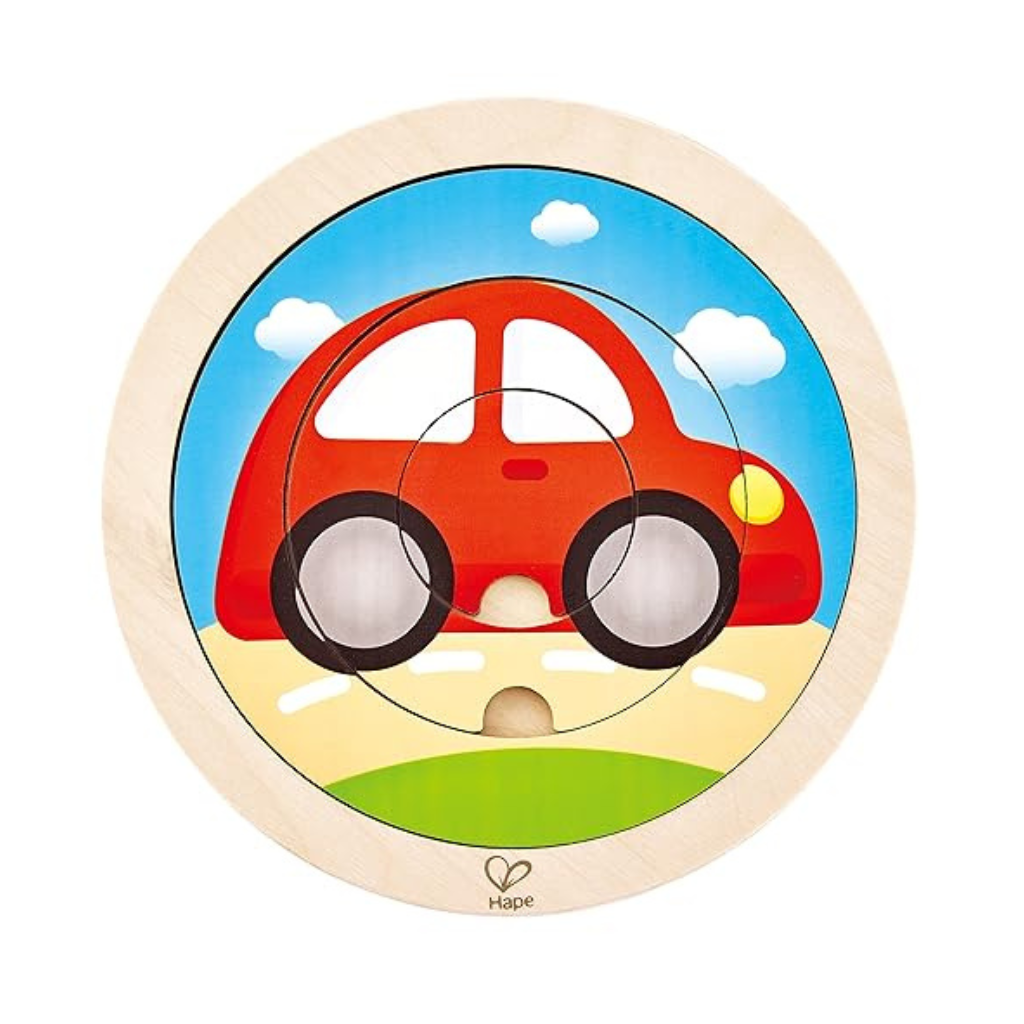 Hape-Spinning Transport Puzzle Verkehrsingpuzzle