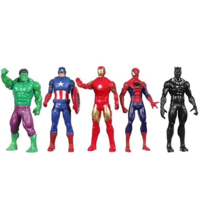 Marvel 6-Inch Super Hero Action Figure Set – 5 Pack