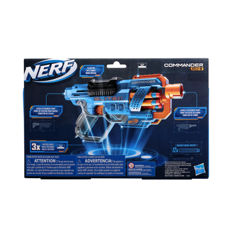 HASBRO 2.0 Commander RD-6 Blaster with 12 Darts & 6-Dart Rotating Drum