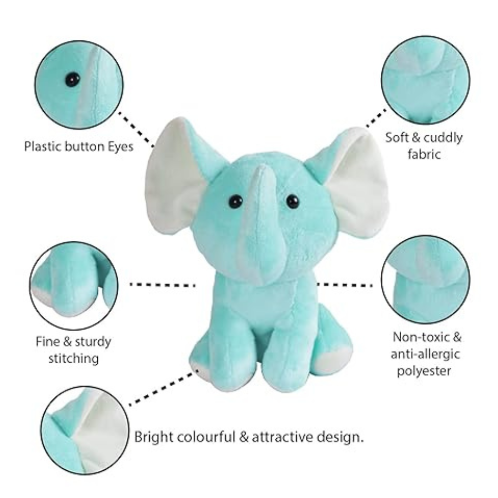 Winmagic- Furrendz Playful Eli 10 Inch Plush Toy For Kids 1 Years and Above