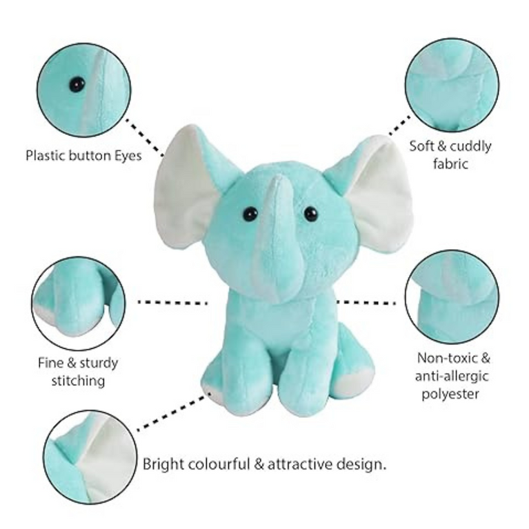 Winmagic- Furrendz Playful Eli 10 Inch Plush Toy For Kids 1 Years and Above