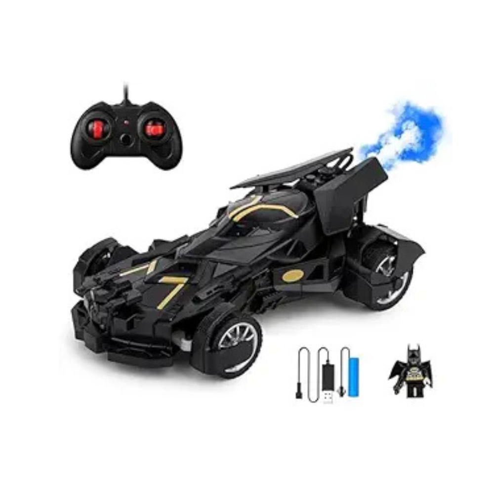 Batmobile Remote Control Car with Mist Spray