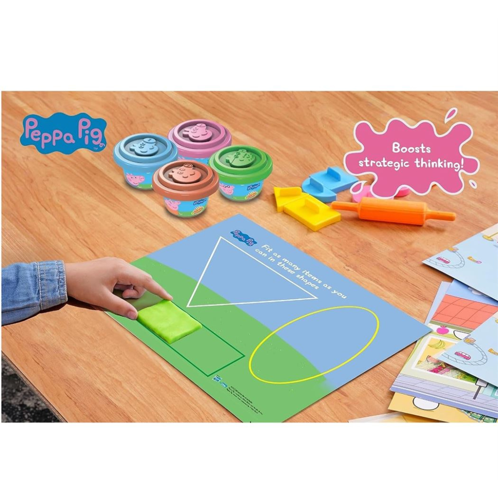 PlayMagic- Peppa Pig Match N' Mould Dough Activity Set