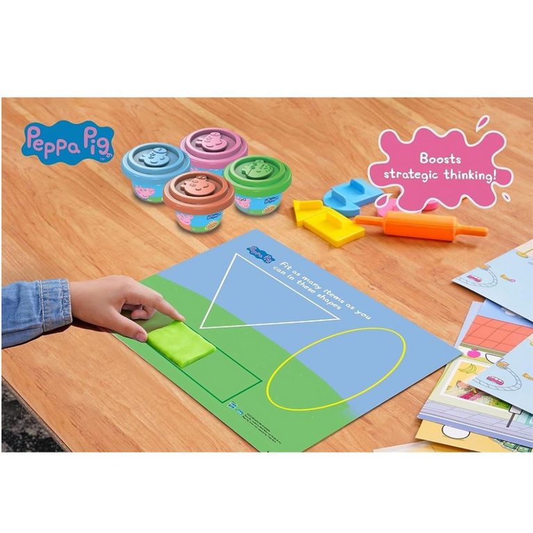 PlayMagic- Peppa Pig Match N' Mould Dough Activity Set