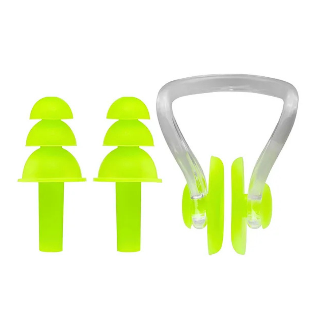 KONEX-Nose Clip and Ear Plugs for Swimming Water Protection Earbuds Nose Plug - 1 Set