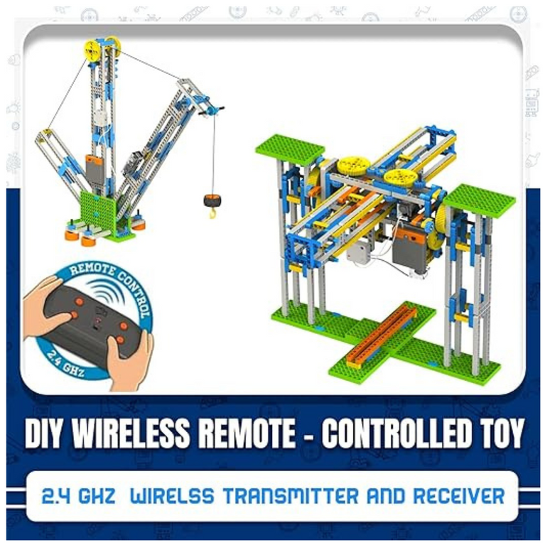 Blix RC Megastructure Remote Control | Toys for Kids | DIY Toy | 1 Kit 8+ Models, Multicolor