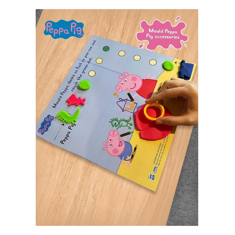 PlayMagic- Peppa Pig Match N' Mould Dough Activity Set