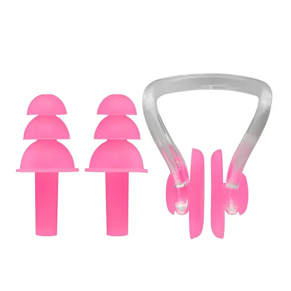 KONEX-Nose Clip and Ear Plugs for Swimming Water Protection Earbuds Nose Plug - 1 Set