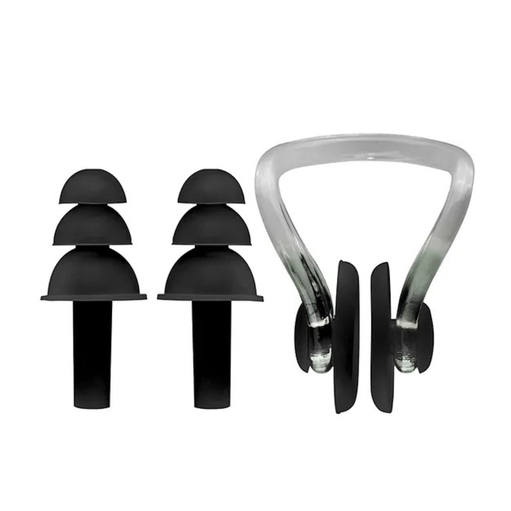 KONEX-Nose Clip and Ear Plugs for Swimming Water Protection Earbuds Nose Plug - 1 Set