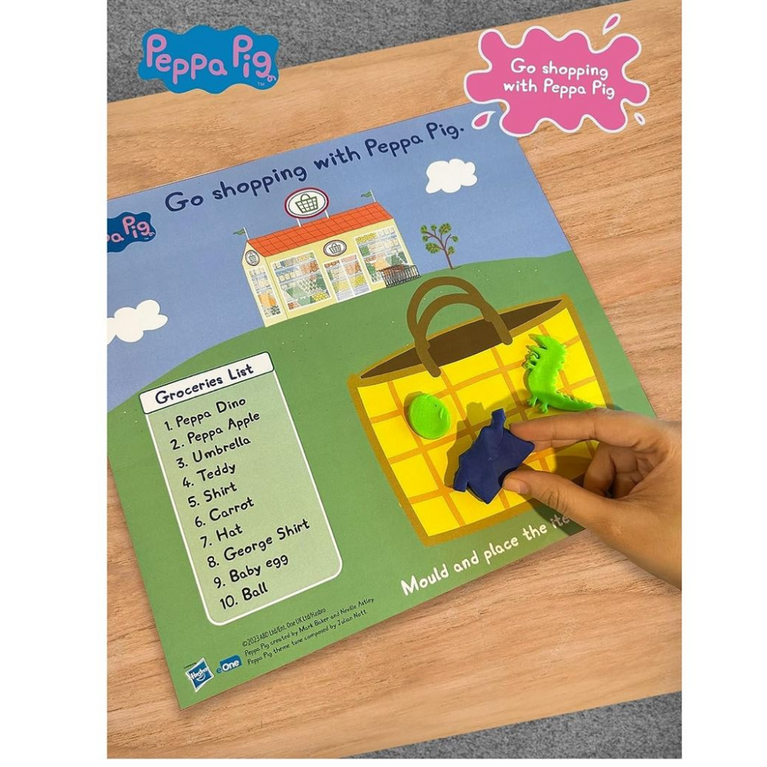 PlayMagic- Peppa Pig Match N' Mould Dough Activity Set