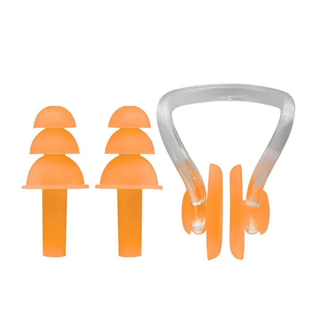 KONEX-Nose Clip and Ear Plugs for Swimming Water Protection Earbuds Nose Plug - 1 Set