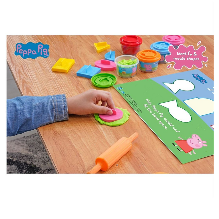 PlayMagic- Peppa Pig Match N' Mould Dough Activity Set