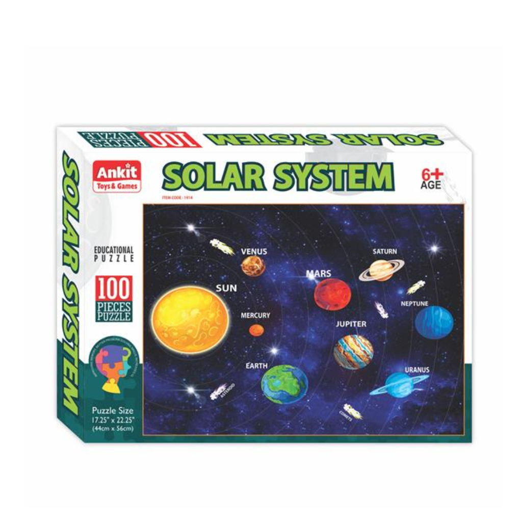 Alyna- Solar System Jigsaw Puzzle Early Learning and Educational Toy | 100 Pieces Puzzle (44 x 56CM)