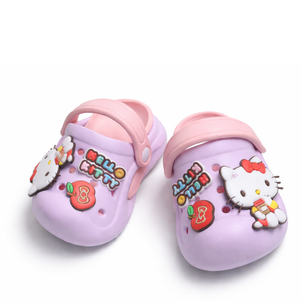Ninos Kids Cute Cartoon Clogs – Slip-On Sandals with Back Strap