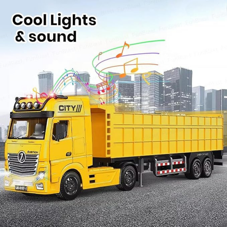 Nino's Big Dump Truck Toy with Lights & Sound