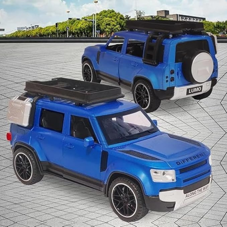 Nino's Off-Road Jeep Toy – Land Rover Defender Replica with Pull Back, Lights & Sound (3+ Years)