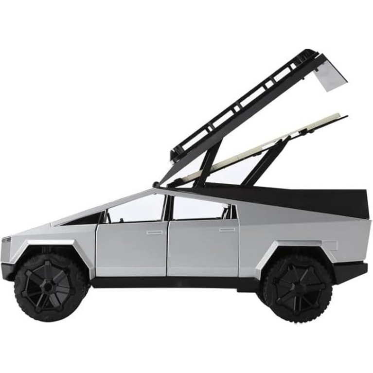 Nino's Tesla Cybertruck 1:24 Diecast Car with Lights & Sound