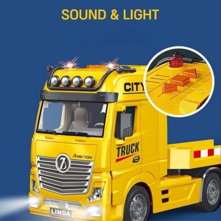 Nino's Big Excavator Truck Toy with Lights & Sound