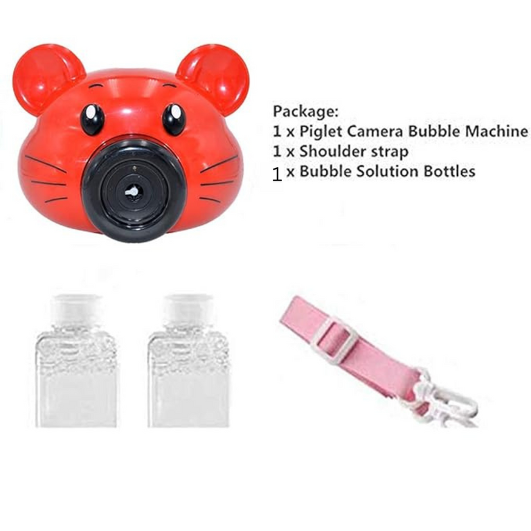 NINOS Bubble Camera Toy for Kids – Portable Bubble Maker & Blower Gun