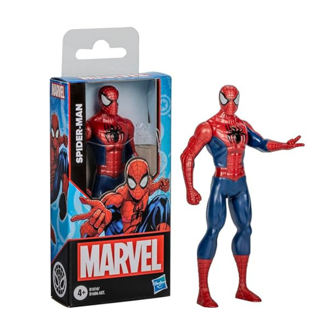 Marvel Spiderman Action Figure, 6-Inch, Super Hero Toys and Figures for Kids Ages 4+