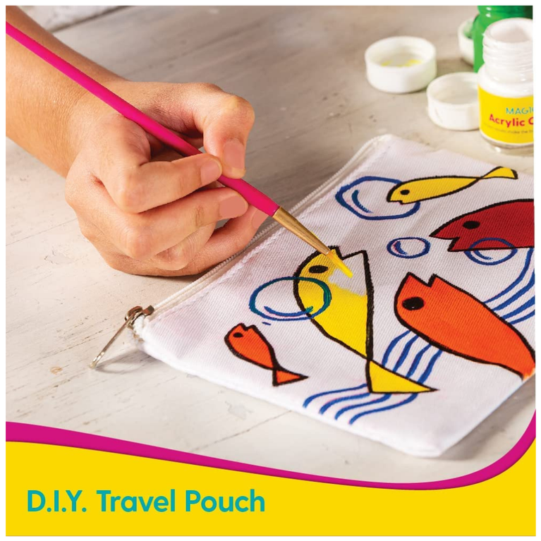 Magic4 Art Hawaiian Beach Party - Art and Craft kit  DIY Kit and Learn Fabric Arts and Painting for Girls 5 Years