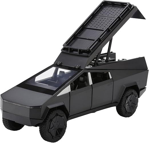 Nino's Tesla Cybertruck 1:24 Diecast Car with Lights & Sound