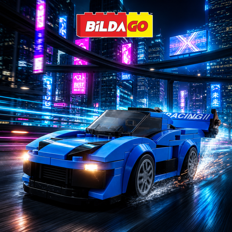 Bildago 3 in 1 Street Blaze Cruze GT Sports Car 150 Pieces - SP13421