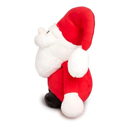 Santa Claus-The Father Christmas Stuffed Soft Plush Toy, Red, 45cm, Holiday Decoration Gift for Kids