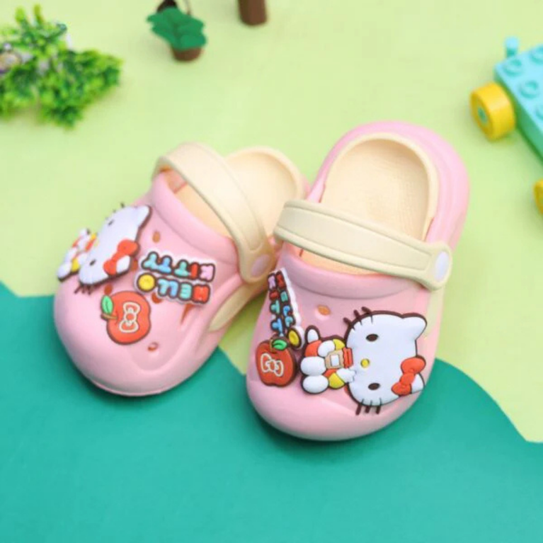 Ninos Kids Cute Cartoon Clogs – Slip-On Sandals with Back Strap