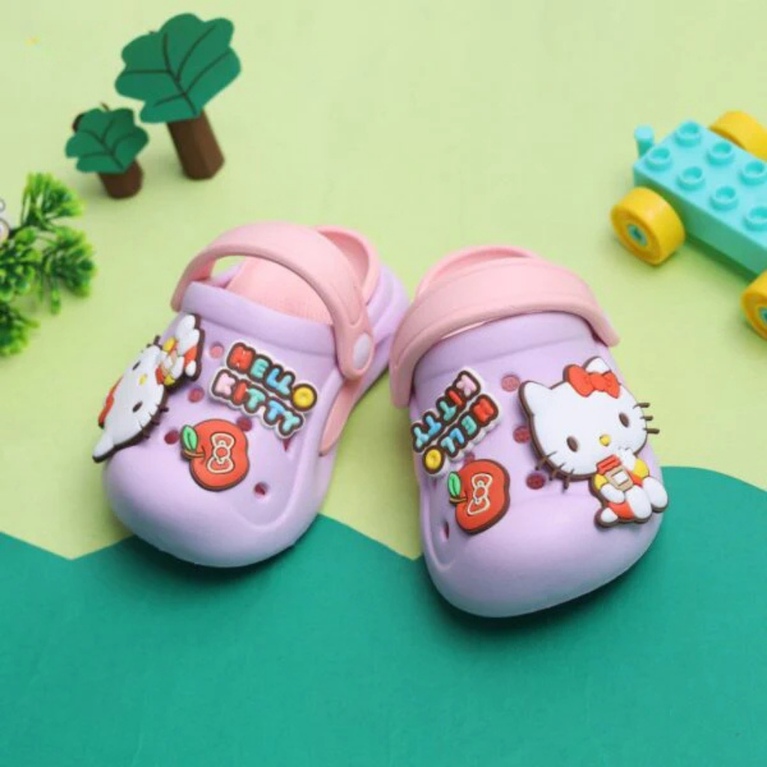 Ninos Kids Cute Cartoon Clogs – Slip-On Sandals with Back Strap