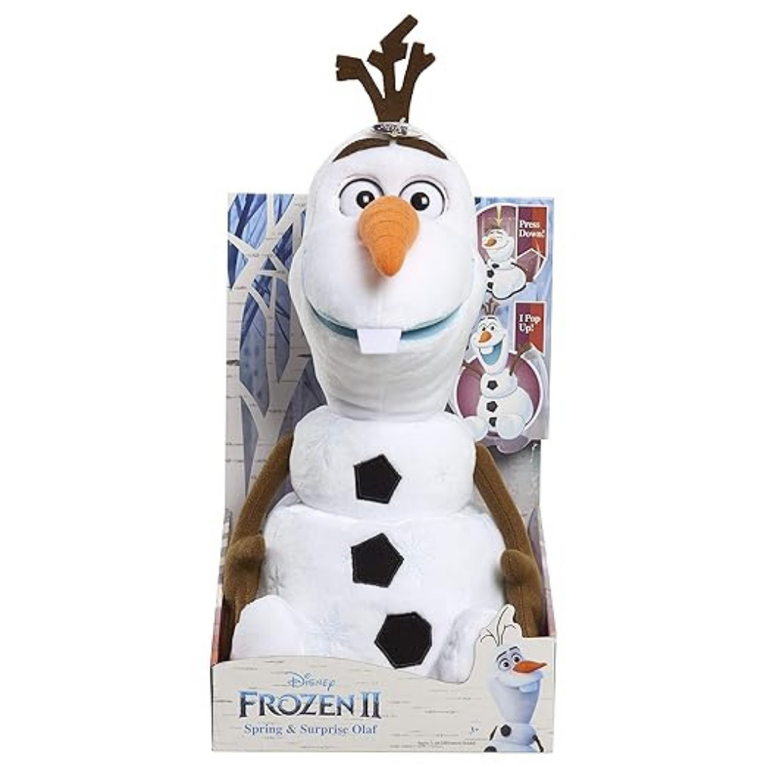 Frozen Plush Disney 2 Spring and Surprise Olaf, Multicolour, 4+ Years