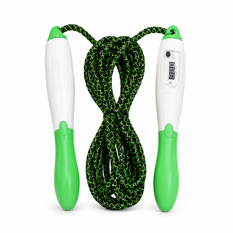 Counting Skipping Rope for Kids & Adults | Adjustable Fitness Jump Rope with Built-In Counter | Lightweight Exercise Rope for Cardio Workout