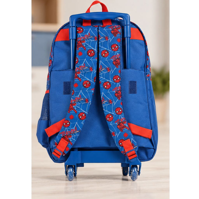 Spider-Man Kids Rolling Backpack | Trolley School Bag