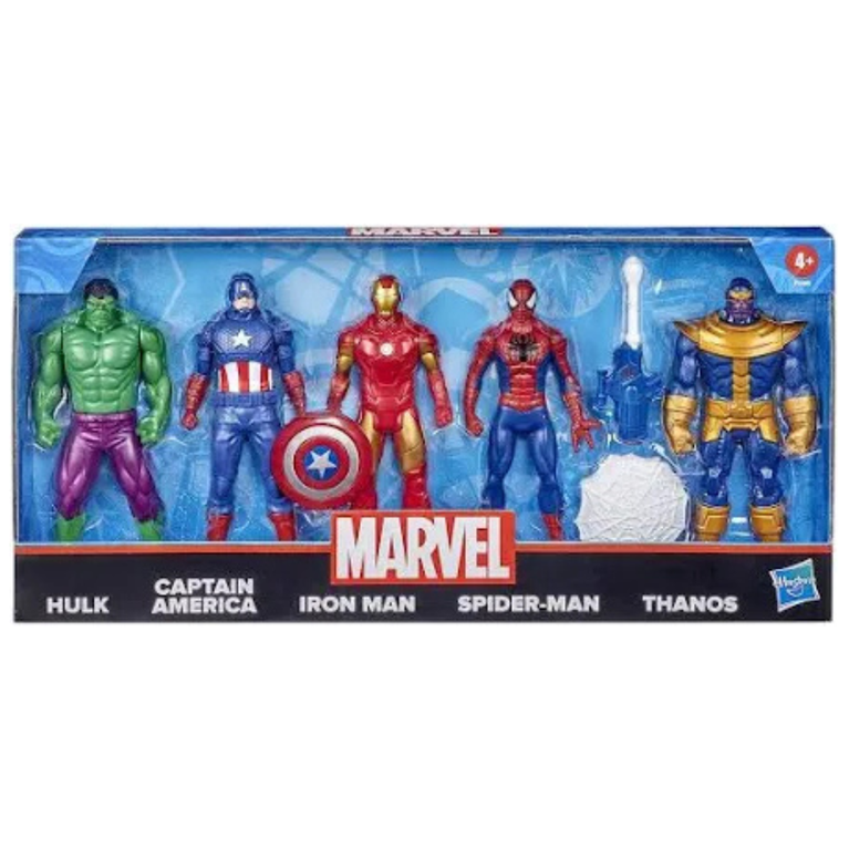 Marvel 6-Inch Super Hero Action Figure Set – 5 Pack
