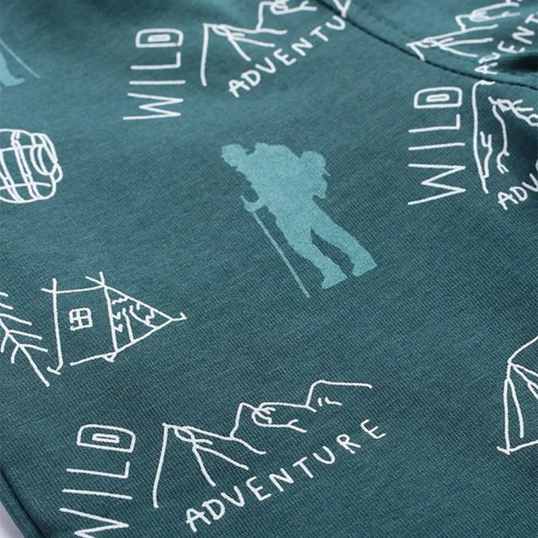 Doreme - Single Jersey Full Length Track Pant with Camping Theme