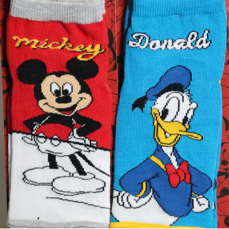 Mickey Mouse & Friends Kids Cotton Ankle Socks | Mickey, Donald Duck & Goofy | Soft & Breathable | Multicolor | Pack of 3