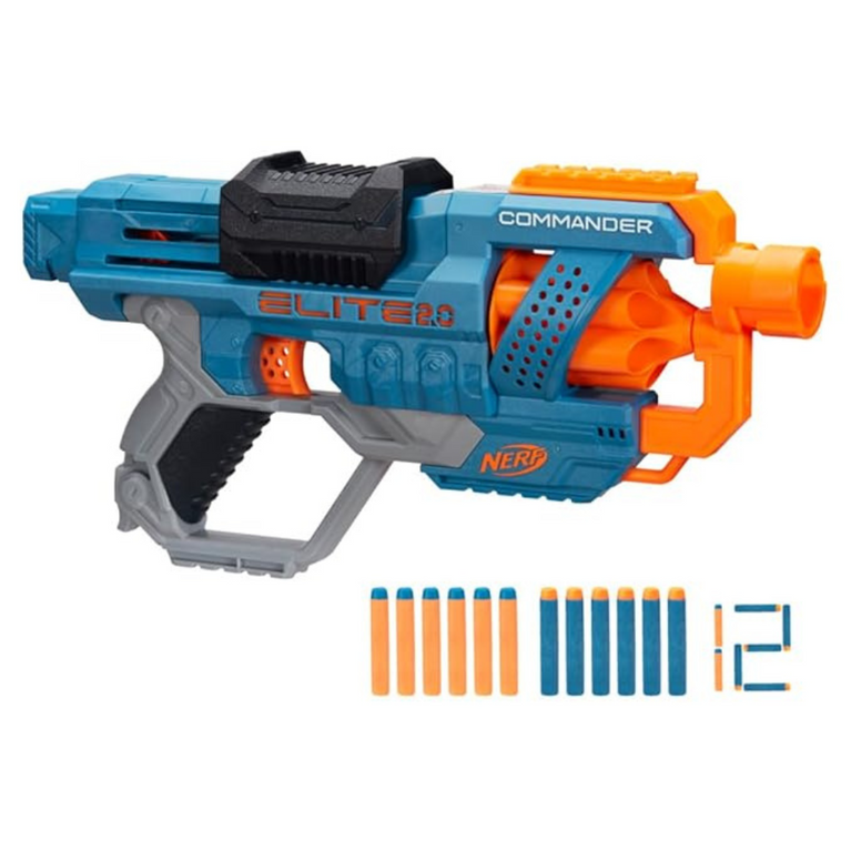 HASBRO 2.0 Commander RD-6 Blaster with 12 Darts & 6-Dart Rotating Drum