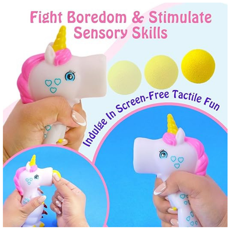Scoobies Squishy Uni Pop Corn -Unicorn Popper Toy for Kids