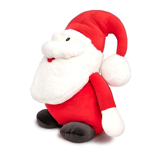 Santa Claus-The Father Christmas Stuffed Soft Plush Toy, Red, 45cm, Holiday Decoration Gift for Kids