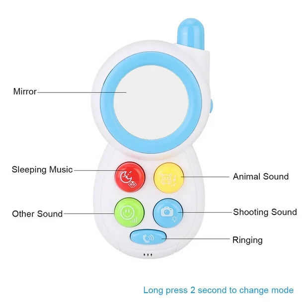 PUCHI - Interactive Music Phone Toys for Baby, Multicolor