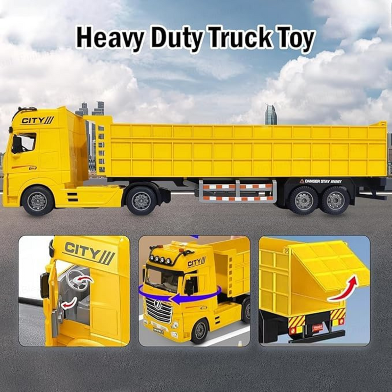 Nino's Big Dump Truck Toy with Lights & Sound