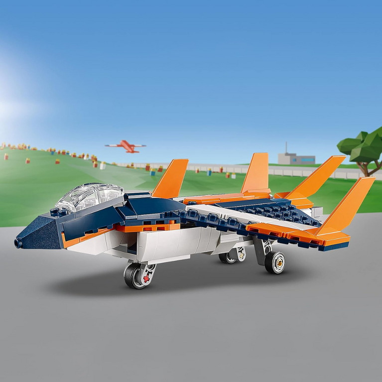 LEGO Creator 3in1 Supersonic Jet 31126 Building Kit (215 Pieces)