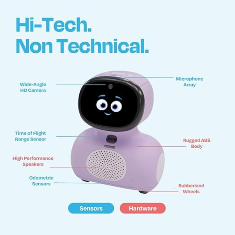 MIKO Mini Max: AI Robot for Kids | Fosters STEM Learning & Education Child-Safe Conversational Learning | Ideal Gift for Boys & Girls