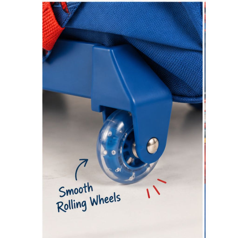 Spider-Man Kids Rolling Backpack | Trolley School Bag