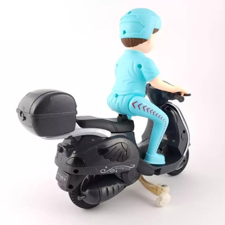 Ninos Kids Musical Scooter Toy with Lights & Sound Battery Operated Fun Ride Toy