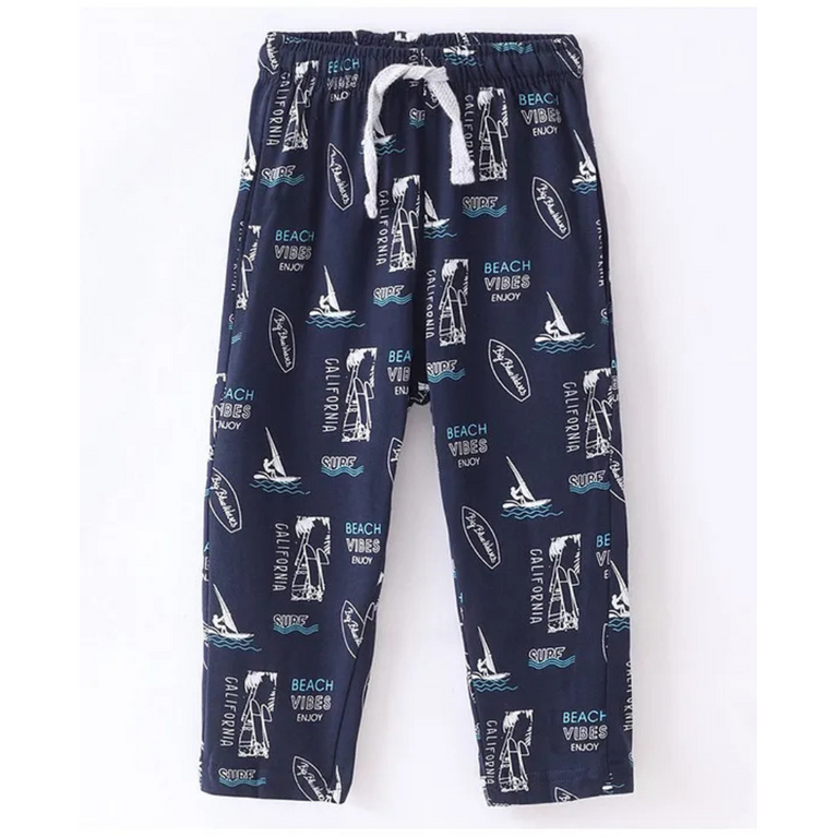 Doreme - Single Jersey Full Length Track Pant with Camping Theme