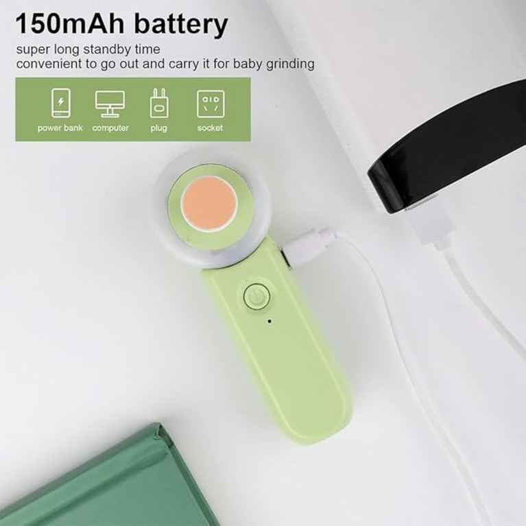Ninos Worlds Baby Nail Grinder with LED & 6 Heads