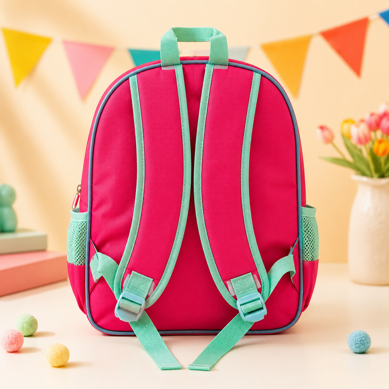 Llama Print Kids School Backpack with Adjustable Straps
